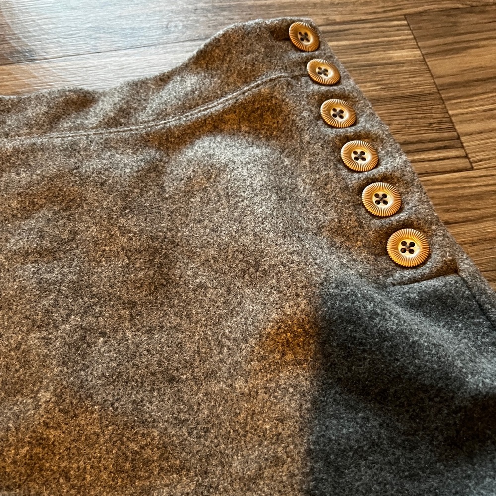 Maeve Grey Trumpet Skirt - Picture 3 of 7